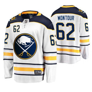 Buffalo Sabres Brandon Montour Men's White 50th Anniversary Breakaway Player Jersey