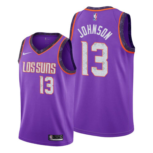 2019 Draft Phoenix Suns Cameron Johnson Men's 2018-19 City Jersey