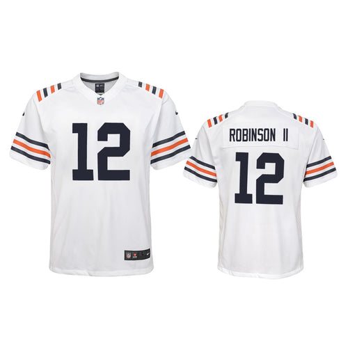 Chicago Bears #12 Allen Robinson II White 100th Jersey