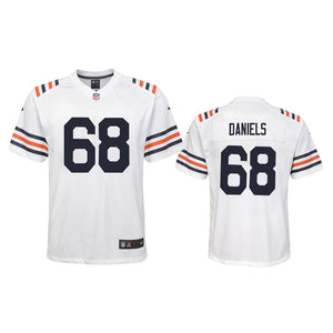 Chicago Bears #68 James Daniels White 100th Jersey