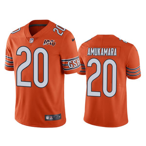 Chicago Bears #20 Prince Amukamara Orange 100th Jersey