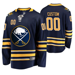 Buffalo Sabres Custom Men's White 50th Anniversary Breakaway Player Jersey