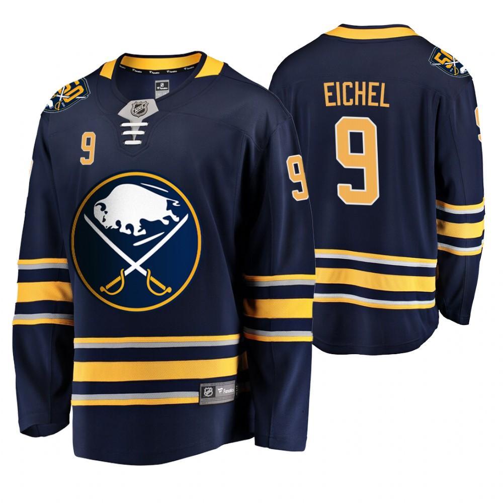 Buffalo Sabres Jack Eichel Men's Navy 50th Anniversary Breakaway Player Jersey