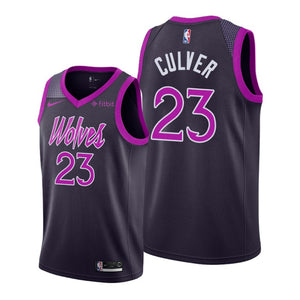 2019 Draft Minnesota Timberwolves Jarrett Culver Men's 2019-20 City Jersey