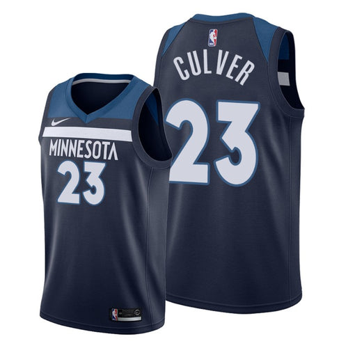 2019 Draft Minnesota Timberwolves Jarrett Culver Men's 2019-20 Icon Jersey