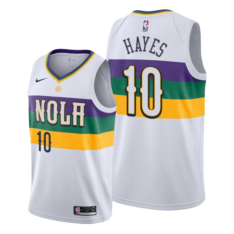 2019 Draft New Orleans Pelicans Jaxson Hayes Men's 2018-19 City Jersey