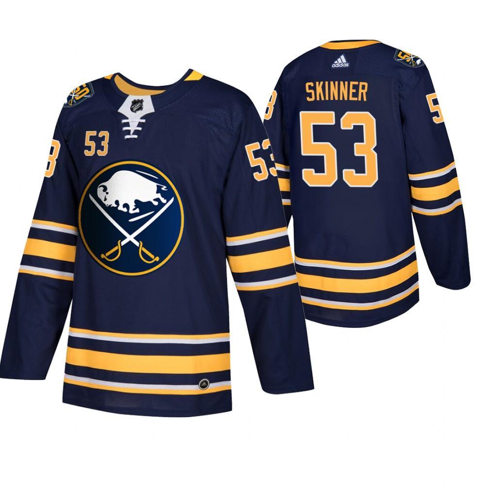 Buffalo Sabres Jeff Skinner Men's Navy 50th Anniversary Home Authentic Jersey