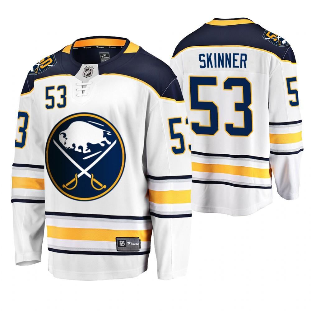 Buffalo Sabres Jeff Skinner Men's White 50th Anniversary Breakaway Player Jersey