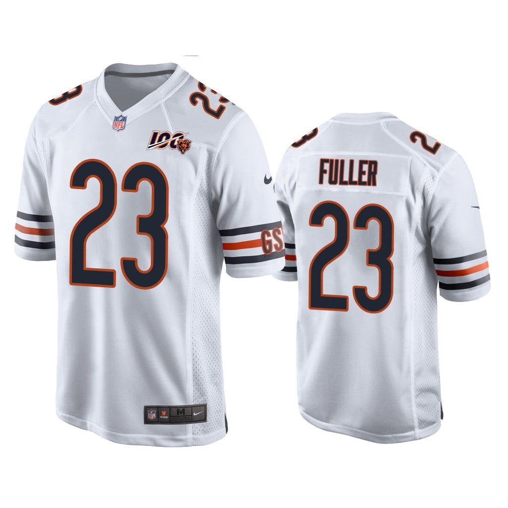 Chicago Bears #23 Kyle Fuller White 100th Jersey