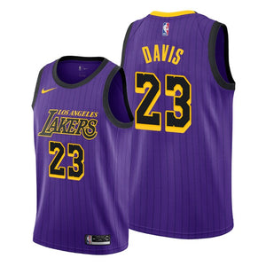 Anthony Davis Los Angeles Lakers #23 Men's 2019-20 City Jersey