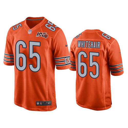 Chicago Bears #65 Cody Whitehair Orange 100th Jersey