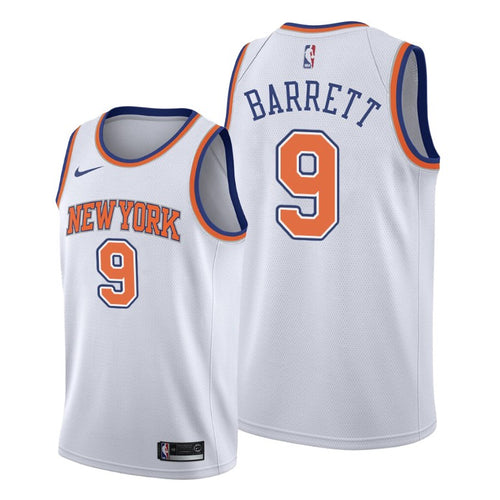 2019 Draft New York Knicks R.J. Barrett Men's Statement Jersey