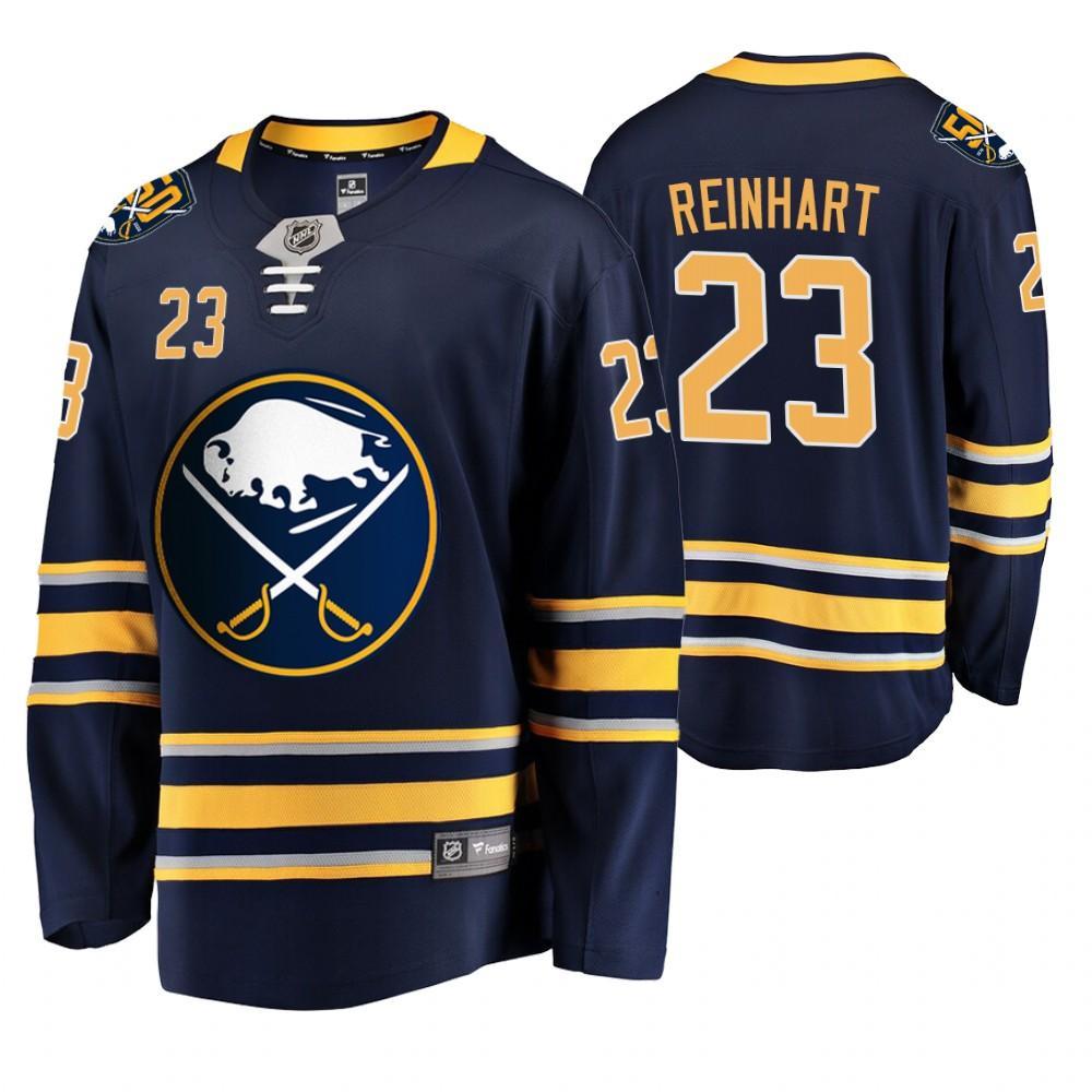 Buffalo Sabres Sam Reinhart Men's Navy 50th Anniversary Breakaway Player Jersey