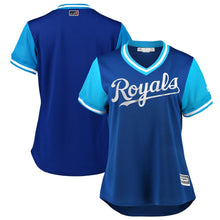 Load image into Gallery viewer, Women's Kansas City Royals Majestic Royal/Light Blue 2018 Players' Weekend Team Jersey