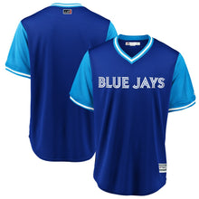 Load image into Gallery viewer, Men's Toronto Blue Jays Majestic Royal/Light Blue 2018 Players' Weekend Team Jersey