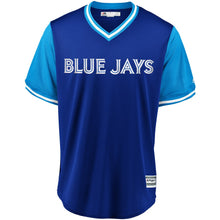 Load image into Gallery viewer, Men's Toronto Blue Jays Majestic Royal/Light Blue 2018 Players' Weekend Team Jersey