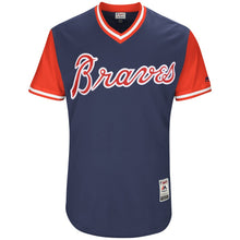 Load image into Gallery viewer, Men's Atlanta Braves Freddie Freeman "Freddie" Majestic Navy 2017 Players Weekend Authentic Jersey