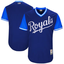 Load image into Gallery viewer, Men's Kansas City Royals Majestic Navy 2017 Players Weekend Authentic Team Jersey