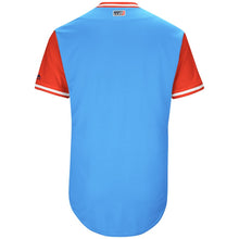 Load image into Gallery viewer, Men's Texas Rangers Majestic Light Blue 2017 Players Weekend Authentic Team Jersey