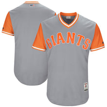 Load image into Gallery viewer, Men's San Francisco Giants Majestic Gray 2017 Players Weekend Authentic Team Jersey