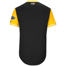 Load image into Gallery viewer, Men's Pittsburgh Pirates Majestic Black 2017 Players Weekend Authentic Team Jersey