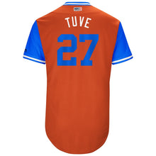 Load image into Gallery viewer, Men's Houston Astros Jose Altuve "Tuve" Majestic Orange 2017 Players Weekend Authentic Jersey
