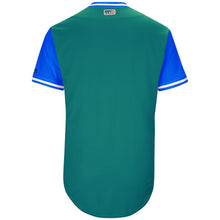 Load image into Gallery viewer, Men's Seattle Mariners Majestic Aqua 2017 Players Weekend Authentic Team Jersey
