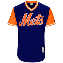 Load image into Gallery viewer, Men's New York Mets Majestic Royal 2017 Players Weekend Authentic Team Jersey
