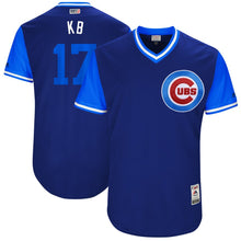 Load image into Gallery viewer, Men's Chicago Cubs Kris Bryant "KB" Majestic Royal/Light Blue 2017 Little League World Series Authentic Players Weekend Classic Jersey