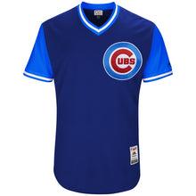 Load image into Gallery viewer, Men's Chicago Cubs Kris Bryant "KB" Majestic Royal/Light Blue 2017 Little League World Series Authentic Players Weekend Classic Jersey