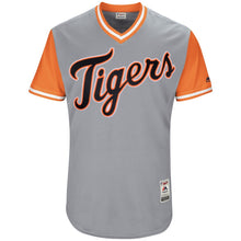 Load image into Gallery viewer, Men's Detroit Tigers Majestic Gray 2017 Players Weekend Authentic Team Jersey