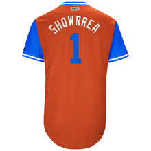 Load image into Gallery viewer, Men's Houston Astros Carlos Correa "Showrrea" Majestic Orange 2017 Players Weekend Authentic Jersey