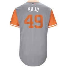 Load image into Gallery viewer, Men's San Francisco Giants Sam Dyson "Rojo" Majestic Gray 2017 Players Weekend Authentic Jersey