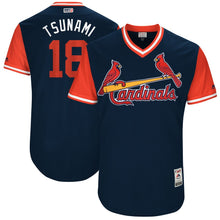 Load image into Gallery viewer, Men's St. Louis Cardinals Carlos Martinez "Tsunami" Majestic Navy 2017 Players Weekend Authentic Jersey