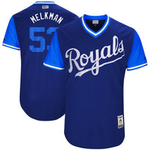 Load image into Gallery viewer, Men's Kansas City Royals Melky Cabrera "Melkman" Majestic Royal 2017 Players Weekend Authentic Jersey
