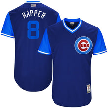 Load image into Gallery viewer, Men's Chicago Cubs Ian Happ "Happer" Majestic Royal 2017 Players Weekend Authentic Jersey