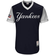 Load image into Gallery viewer, Men's New York Yankees Luis Severino "Sevy" Majestic Navy/Gray 2018 Players' Weekend Authentic Jersey