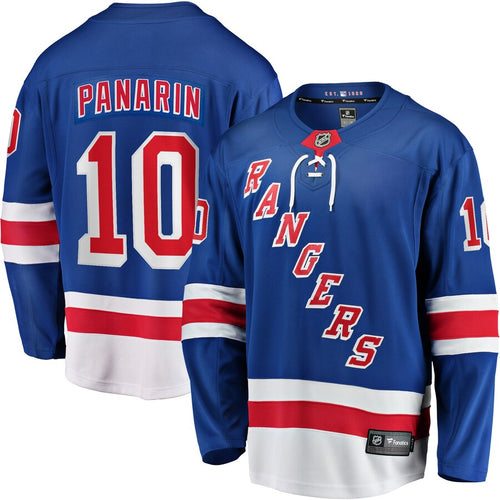 Artemi Panarin New York Rangers Home Breakaway Player Jersey - Blue