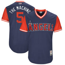 Load image into Gallery viewer, Men's Los Angeles Angels Albert Pujols "The Machine" Majestic Navy 2017 Players Weekend Authentic Jersey
