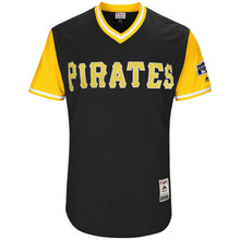 Load image into Gallery viewer, Men's Pittsburgh Pirates Andrew McCutchen "Cutch" Majestic Black 2017 Players Weekend Authentic Jersey