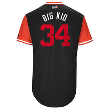 Load image into Gallery viewer, Men's Washington Nationals Bryce Harper "Big Kid" Majestic Navy 2017 Players Weekend Authentic Jersey