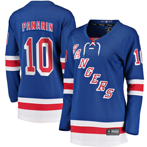 Artemi Panarin New York Rangers Women's Home Breakaway Player Jersey - Blue