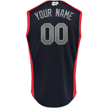 Load image into Gallery viewer, Men's National League Majestic Navy/Red 2019 MLB All-Star Game Workout Custom Jersey