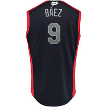 Load image into Gallery viewer, Men's National League Javier Baez Majestic Navy 2019 MLB All-Star Game Workout Player Jersey