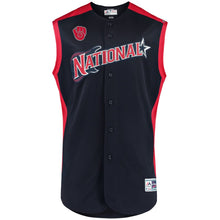 Load image into Gallery viewer, Men's National League Christian Yelich Majestic Navy 2019 MLB All-Star Game Workout Player Jersey