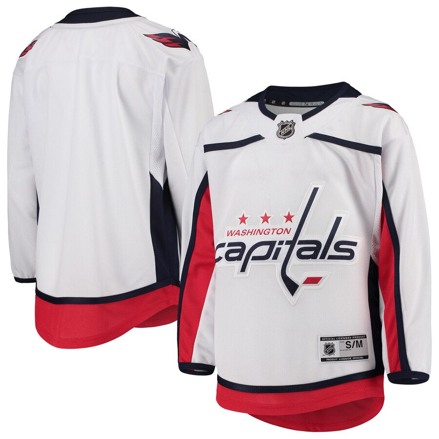 Washington Capitals adidas Youth Stadium Series Premier Jersey - White