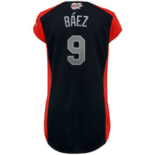 Load image into Gallery viewer, Women's National League Javier Baez Majestic Navy 2019 MLB All-Star Game Workout Player Jersey