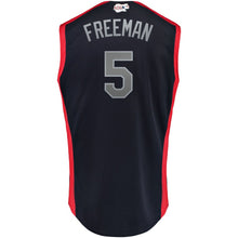 Load image into Gallery viewer, Men's National League Freddie Freeman Majestic Navy 2019 MLB All-Star Game Workout Player Jersey