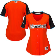 Load image into Gallery viewer, Women's National League Majestic Orange 2017 MLB All-Star Game Home Run Derby Team Jersey