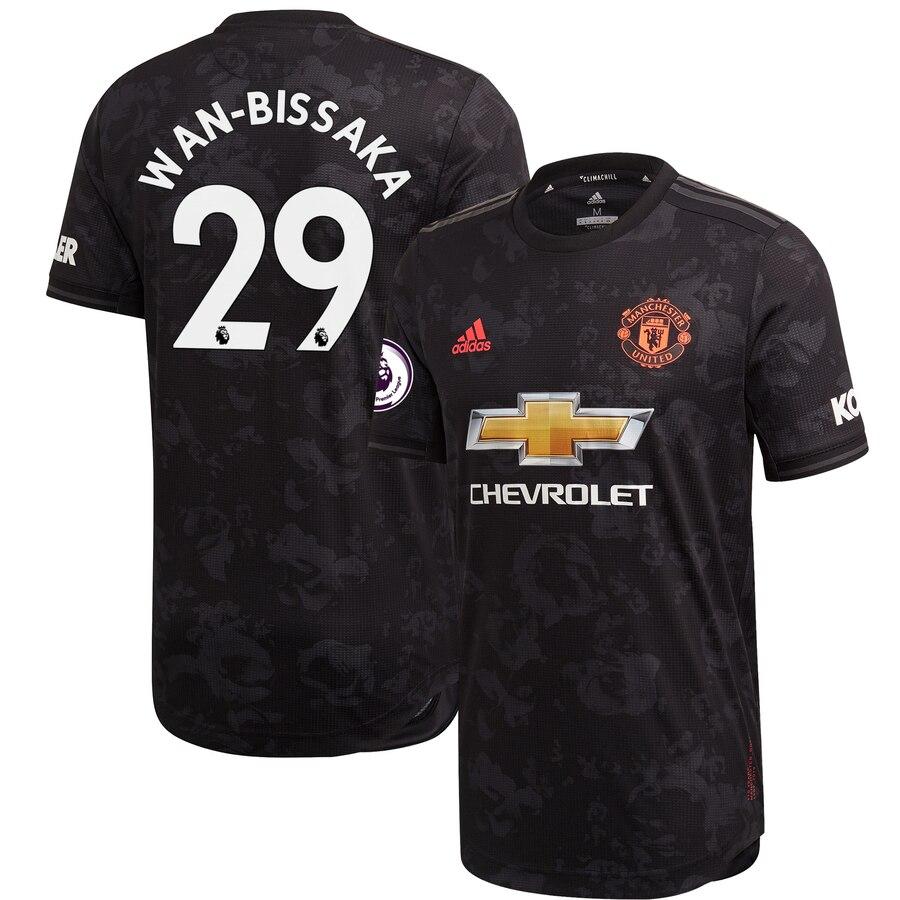 Aaron Wan-Bissaka Manchester United adidas 2019/20 Third Authentic Player Jersey - Black